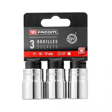 FACOM SH.MPB - Jeu de douilles 1/2 '' (3 pièces)