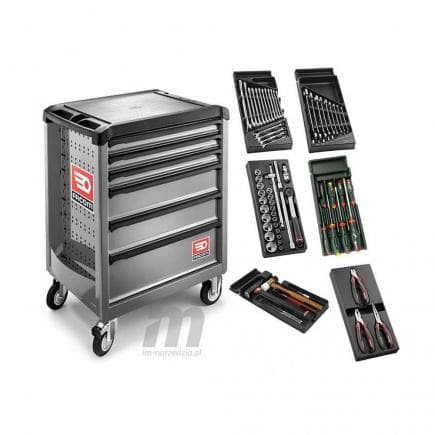 FACOM SL.ROLL.6M3 - Chariot à outils avec 6 tiroirs et assortiment