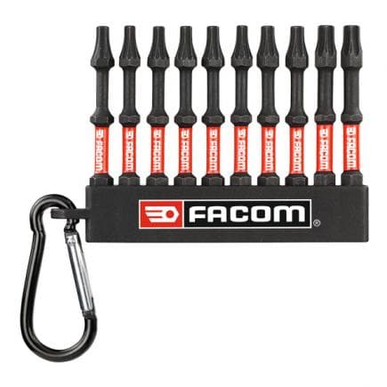 FACOM ENX.JP101 - Jeu d'embouts de tournevis à chocs Torx® (10 pièces)