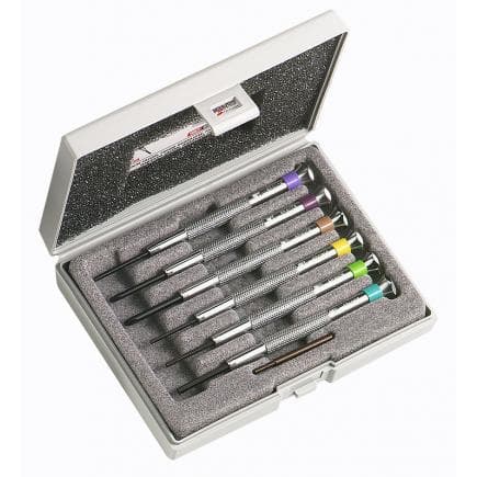 FACOM HB.2B - Jeu de 6 tournevis d'horloger pour vis Phillips® - 6 pans
