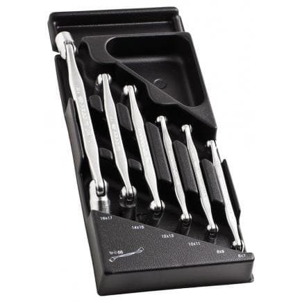 FACOM MOD.66A-1 - Module de 6 clés à douilles articulées de 6 à 17 mm