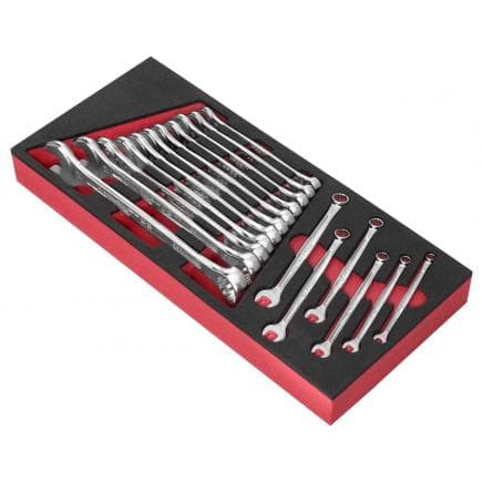 FACOM MODM.440-1 - Module de 17 clés mixtes OGV® de 6 à 24 mm en plateau mousse