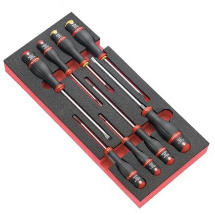 FACOM MODM.AT1 - Module de 8 tournevis Protwist® N°1 en plateau mousse