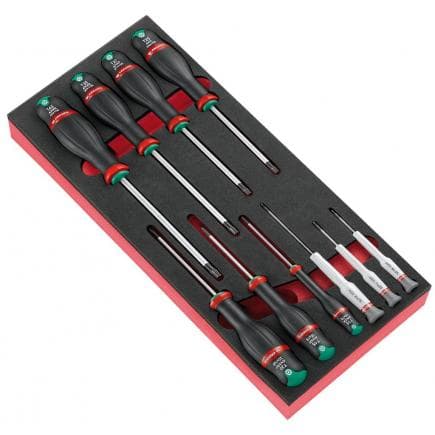 FACOM MODM.AT6 - Module de 7 tournevis Protwist® et Micro-Tech® en plateau mousse