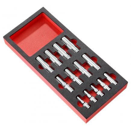 FACOM MODM.HLA - Module de douilles longues 6 pans en plateau mousse