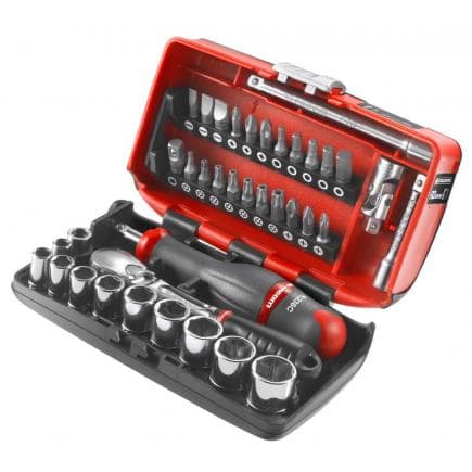 FACOM RL.NANO1 - Coffret de douilles 1/4'' 6 pans métriques