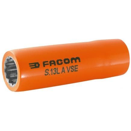 FACOM S.17LAVSE - Douilles longues 1/2'' 12 pans isolées 1000 V, série VSE