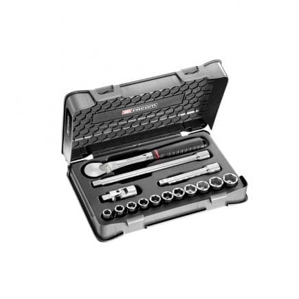 FACOM SL.161-1P6U - Jeu de douilles 1/2'' 6 pans en pouces (15 pcs.)