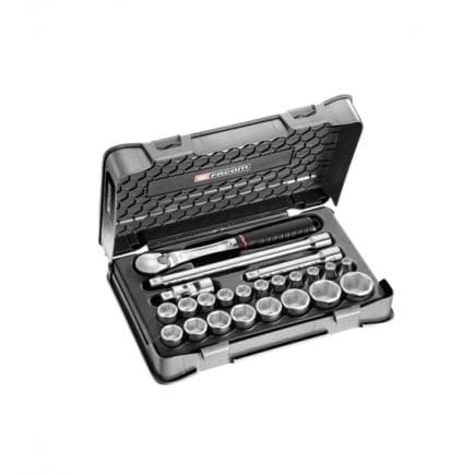 FACOM SL.161-3P6 - Coffret de douilles 1/2'' métriques 6 pans (23 pcs.)