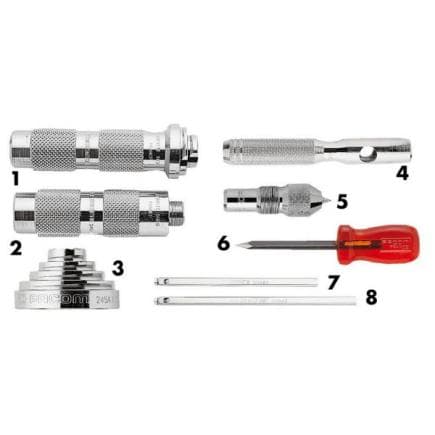 FACOM 245B.B1 - Jeu de poinçons à pointes interchangeables 330 mm