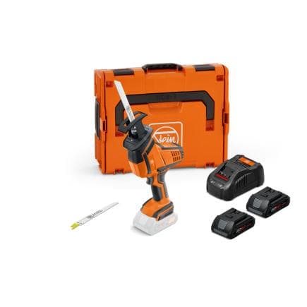 FEIN 71330162000 - ASAS 18-21 K AS Set - Scie alternative sans fil 18V 4Ah (avec 2 batteries et chargeur)