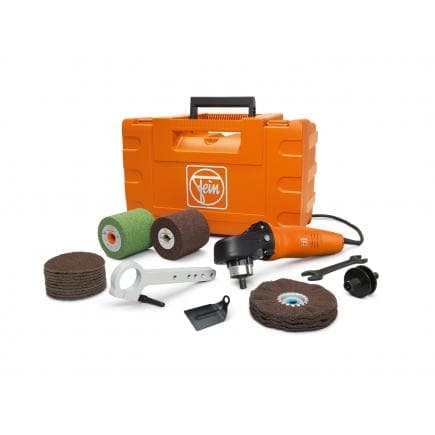 FEIN 72214950010 - WPO 14-25 E Set - Set 1200W ponceuse-polisseuse acier inoxydable - au cas où