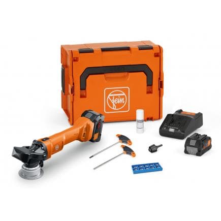 FEIN 71380563000 - AKFH 18-5 AS - 18V Chanfreineuse sans fil jusqu’à 5 mm avec set utilisateur - en mallette avec 2 batteries et chargeur