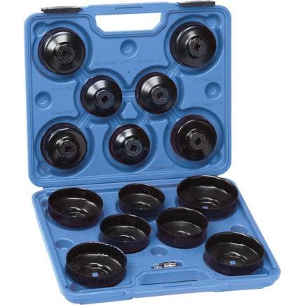FERVI 0018/15 - Jeu de clés pour filtres à huile (15 pcs.)