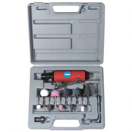 FERVI 0050 - Ensemble meuleuse axiale pneumatique avec ressort 120 l/min.