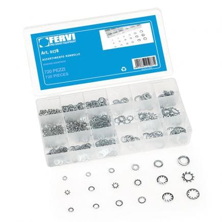 FERVI 0178 - Assortiment de rondelles (720 pcs.)