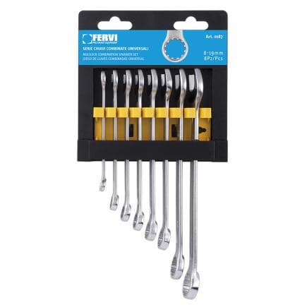 FERVI 0187 - Jeu de clés mixtes Multilock (8 pcs.)
