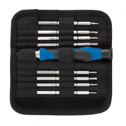 FERVI 0207 - Jeu de mini tournevis à double lame (9 pcs.)