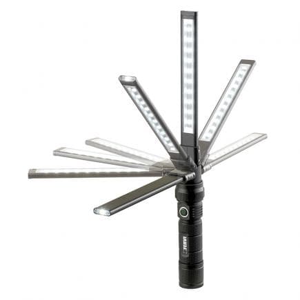 FERVI 0209 - Lampe inclinable magnétique avec 10+1 LED