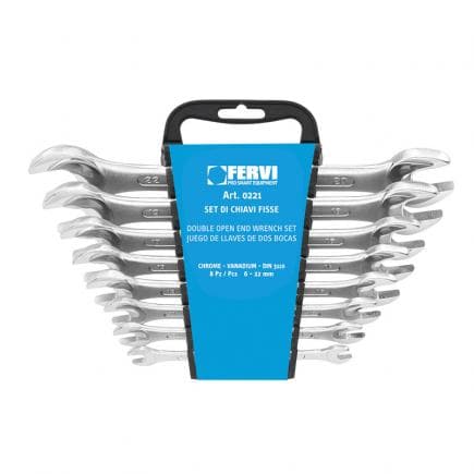 FERVI 0221 - Jeu de clés fixes (8 pcs.)