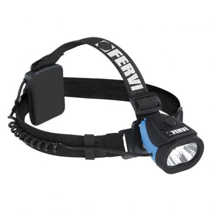 FERVI 0493/1 - Lampe de casque LED 80 lm