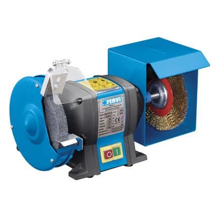 FERVI 0510 - Meuleuse d'établi combinée 350W 150x20x12,7mm