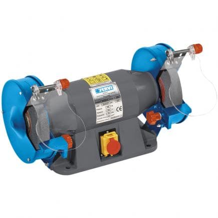 FERVI 0552/400V - Meuleuse d'établi professionnelle 400V 900W 200x25x20mm