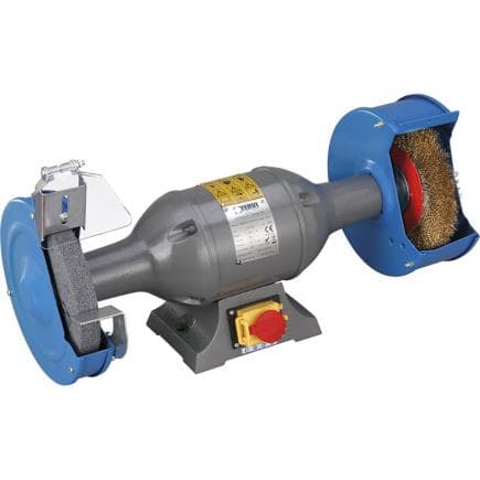 FERVI 0556 - Meuleuse combinée professionnelle avec arbres longs 750W 200x25x20mm