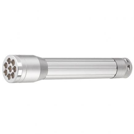 FERVI 0671/8 - Lampe de poche en aluminium avec LED blanche haute luminosité 8-9000 mcd