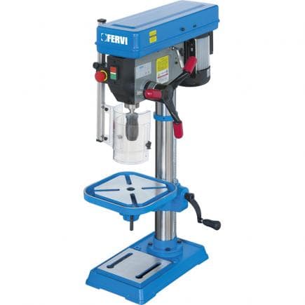 FERVI 0750CM3 - Perceuse d'établi avec transmission par courroie 230 V 750 W