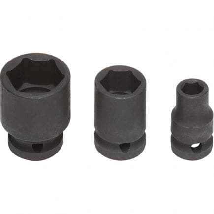 FERVI BI4E2N024 - Clé à douille hexagonale à impact 3/4''