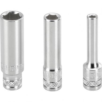 FERVI BN4E5L005A - Clé à douille hexagonale longue 1/4''