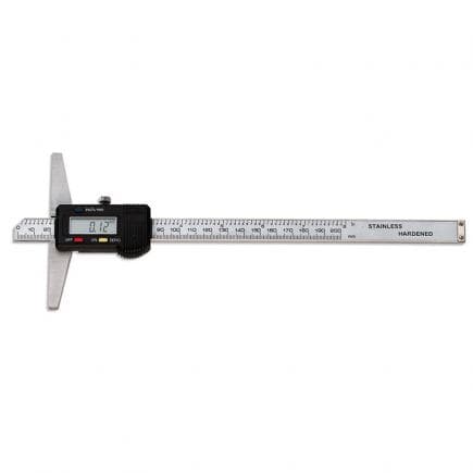 FERVI C044/200 - Jauge de profondeur numérique électronique en acier inoxydable