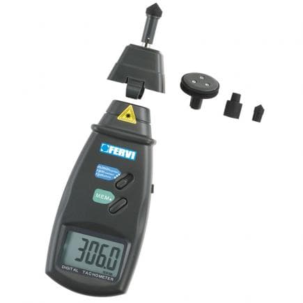 FERVI C070 - Tachymètre numérique optique et à contact
