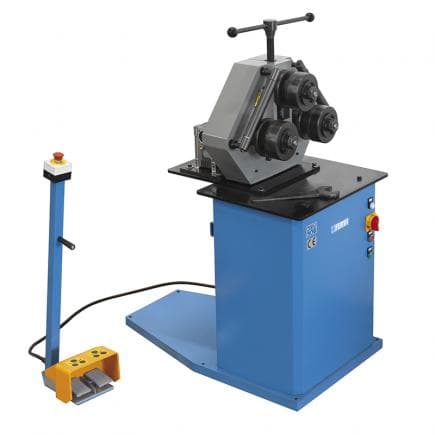 FERVI C076/30 - Cintreuse de profilés motorisée à 3 rouleaux 400 V 1,1 kW