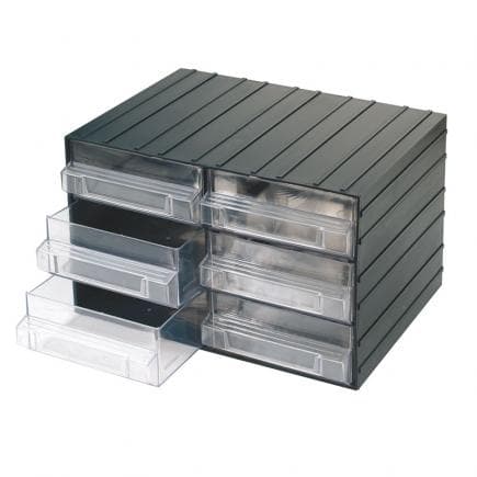 FERVI C080/6 - Commode avec 6 tiroirs extractibles transparents