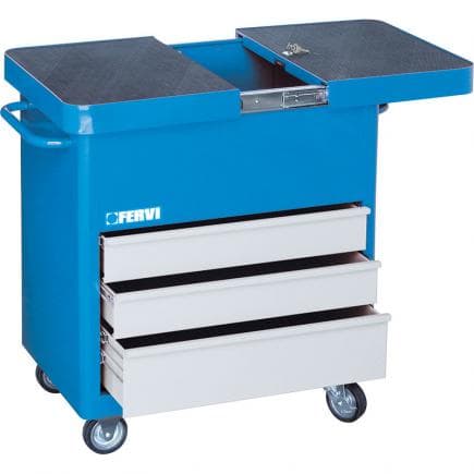 FERVI C655 - Tool rolling cabinet with 3 drawers 748x520x850mm