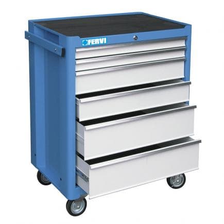 FERVI C900/BE01 - Tool rolling cabinet with tools for automotive (57 pcs.)