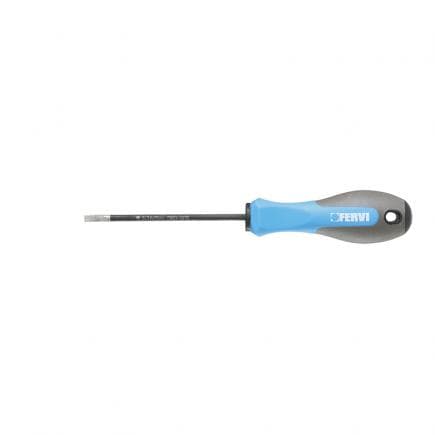 FERVI D883/3075 - Tournevis plat d'électricien à Foret diamant