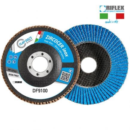 FERVI DF9100.312 - Disque à lamelles plat Zircocer Classic en zirconium céramique