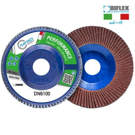 FERVI DN6100.217 - Disque à lamelles plat Performance Classic en corindon diamanté