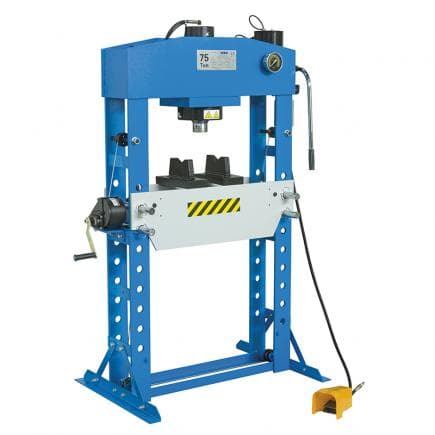 FERVI P001/75 - Presse hydraulique manuelle et pneumatique 75 tonnes