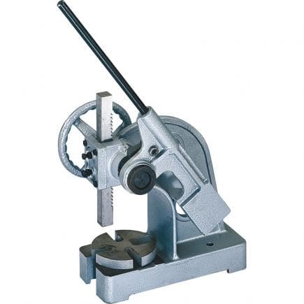 FERVI P029/2 - Presse manuelle à pignon et crémaillère avec table rotative amovible