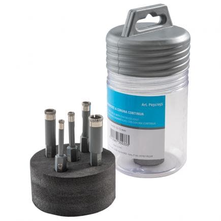 FERVI P031/05S - Forets et coupelles diamantées à jante continue 56 mm (5 pcs.)