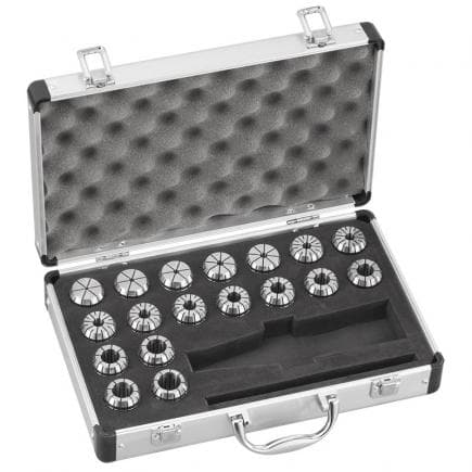 FERVI P032/18P - Jeu de pinces de serrage ER32 (18 pièces)