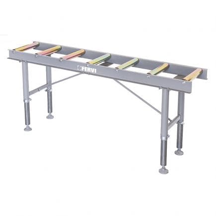 FERVI R001/07 - Convoyeur à rouleaux réglable en hauteur 400 kg 2 000x460 mm