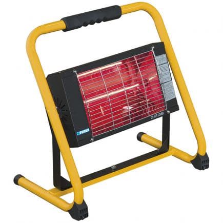 FERVI R609B - Radiateur électrique infrarouge avec support