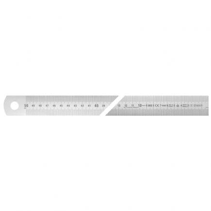 FERVI RLA0500/RD/MID - Règles semi-rigides en acier inoxydable gravées au laser, lues de droite à gauche