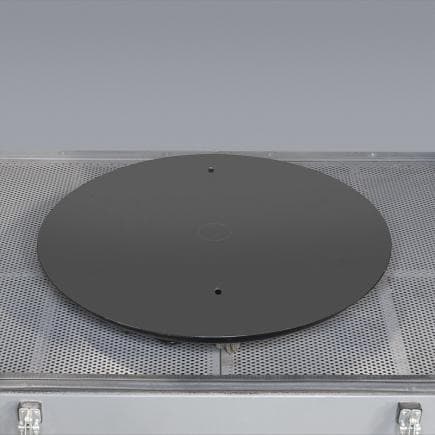 FERVI SA01/TR - Table tournante pour sableuses 380x43 mm