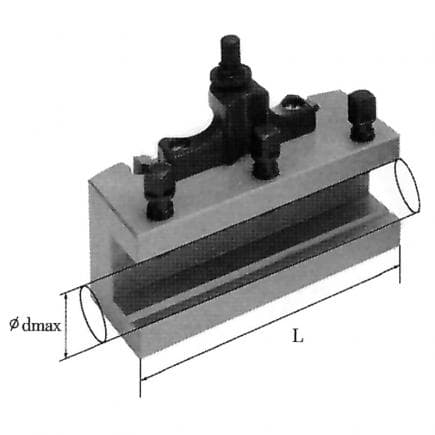 FERVI T00A/B - Porte-outil à siège prismatique